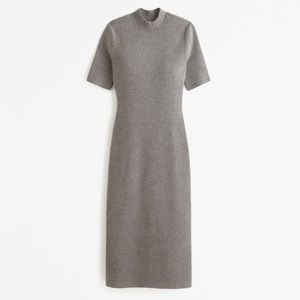 A&F Mockneck Midi Sweater Dress
